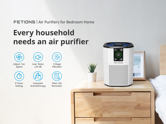 How to Remove Dust from Air Naturally with Fetions Air Purifiers