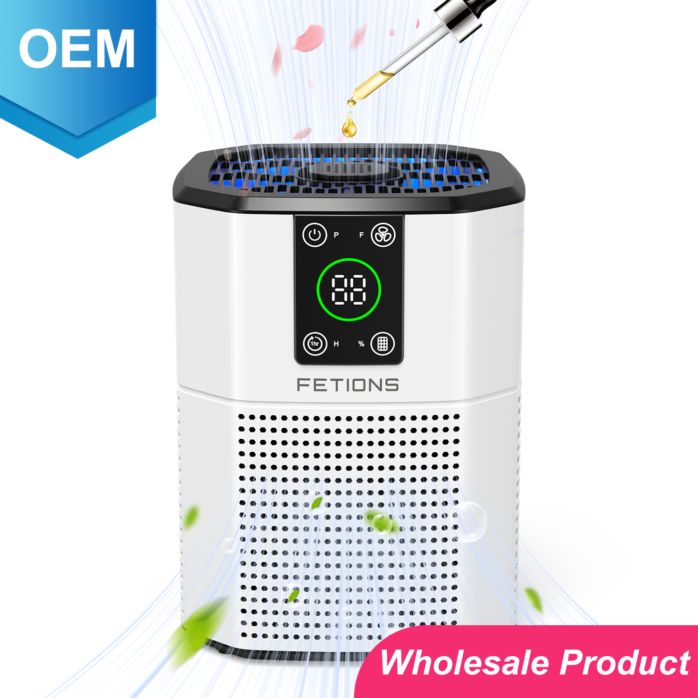 Wholesale Fetions Air Purifier 2000B - Small Space, Quiet Operation